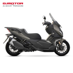 钱江摩托qjmotor鸿350单缸液冷发动机踏板摩托车大油箱 星际灰 订金