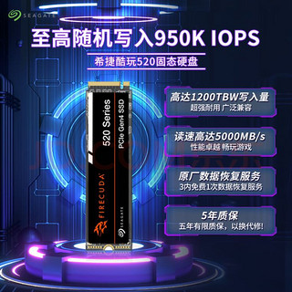 酷玩520 1TB 固态硬盘 M.2接口(NVMe协议 PCIe4.0×4) 电竞玩家专业之选游戏高速