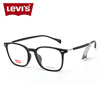 Levi's 李维斯 眼镜框 黑色方框超轻近视光学眼镜架男女款眼镜架 LS03099 C01 53mm