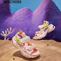 SKECHERS 斯凯奇 凉鞋海绵宝宝联名夏季户外沙滩鞋轻便厚底增高休闲鞋拖鞋