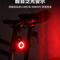 自行车尾灯充电手电筒山地车警示灯夜骑创意灯装备骑行配件潜水