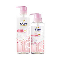 Dove 多芬 植萃系列多芬柔顺盈润洗发露 470ml+280ml