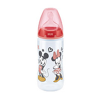 NUK 宽口感温婴儿奶瓶PP宝宝储奶瓶300ML（6-18个月硅胶奶嘴）