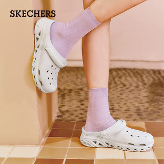 斯凯奇（Skechers）女鞋洞洞鞋夏季透气软弹凉鞋沙滩轻质休闲鞋子运动拖鞋女111561