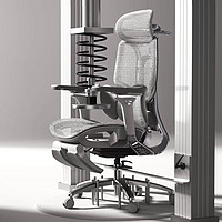 HBADA 黑白调 E3结构大师Pro 人体工学椅 电脑椅脚托款