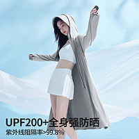 KAZUKOIN 小野和子 长款防晒衣女款外套夏季户外全身防紫外线2024户外全身服