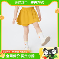 巴拉巴拉童装女童裤子时尚简约儿童短裤夏装洋气小童童装宝宝裙裤 深蓝80843