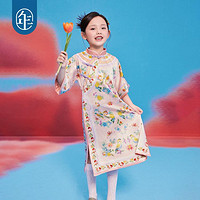 年衣 童装女童旗袍汉服夏装新款新中式国风女孩旗装格格服演出服