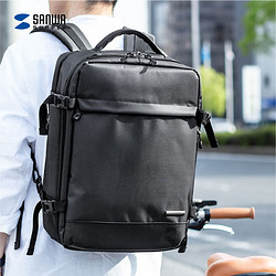 山业男士双肩包_sanwa supply 山业 电脑包 大容量双肩包 商务背包男