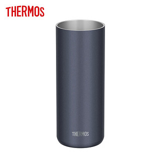 膳魔师（THERMOS）保温杯 啤酒杯户外高颜值不锈钢600ml 水杯男士大容量高颜值 金属黑 600ml