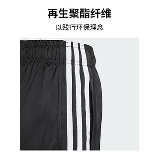 adidas经典运动短裤男大童儿童阿迪达斯三叶草IT7911 黑色 176CM