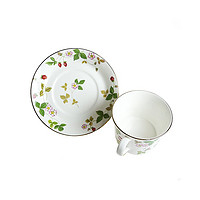 WEDGWOOD 日本直邮WEDGWOOD威基伍德野草莓Delphi杯碟骨瓷欧式奢华咖啡杯碟