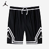 Jordan 童装男女童夏季透气运动短裤儿童针织裤子 66正黑色 140