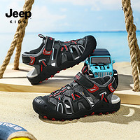 Jeep 吉普 儿童凉鞋新款夏季防滑透气运动鞋2024