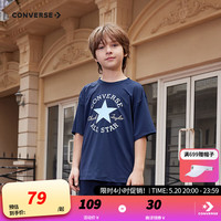 Converse匡威儿童童装男童短袖T恤2024夏季新款大童休闲半袖上衣