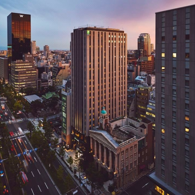 最后6小时：IHG旗下！近本町/心斋桥地铁站！日本大阪市中心御堂筋智选假日酒店 大床房/双床房1晚含早套餐