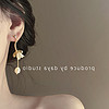 MOEFI 茉妃 仙法式珍珠花朵不对称耳环时尚饰品巴洛克复古感气质耳钉 月下铃兰耳环