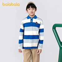 88VIP：巴拉巴拉 男童长袖t恤儿童卫衣童装小童大童春装polo领亲子打底衫