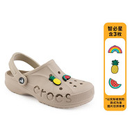 crocs 卡骆驰 贝雅男女款洞洞鞋搭配趣味鞋花套装