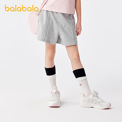 balabala 巴拉巴拉 儿童短裤女童2024夏装新款速干运动裤子时尚童装中大童潮