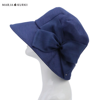 玛丽亚古琦 MARJA KURKI玛丽亚.古琦防晒遮阳帽女 太阳帽 大帽檐户外凉帽 泰国 蓝色