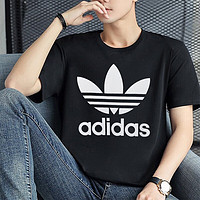 88VIP：adidas 阿迪达斯 三叶草男装新款跑步运动服短袖休闲T恤IA4846