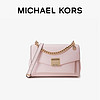 MICHAEL KORS 迈克·科尔斯 礼物MK女包LITA单肩斜挎包 中号 腮红粉色