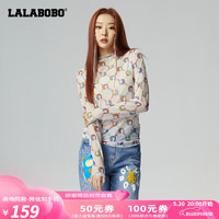 LALABOBO 网纱显瘦打底衫