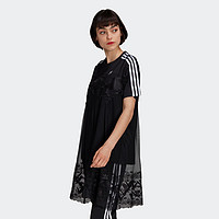 adidas 阿迪达斯 女服连衣裙运动休闲LACE T-SHIRT 9018