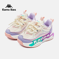 88VIP：Kappa Kids 儿童运动鞋中小童鞋秋款透气网面时尚款儿童防滑运动鞋