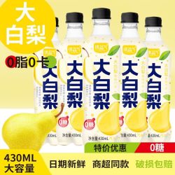 握握手饮料_臻选东北老式大白梨果味汽水清甜爽口白梨430ml*6/12瓶多少钱-什么值得买