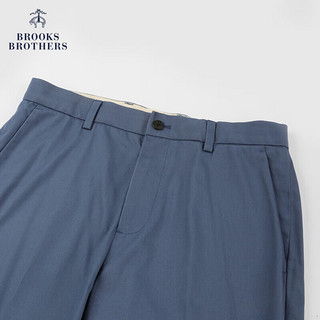 布克兄弟（BrooksBrothers）男士纯色弹力长裤简约修身休闲裤 4003-蓝色 4234