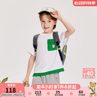 Paw in Paw PawinPaw卡通小熊童装2024年夏季男童短袖 T Ivory象牙色/39 120