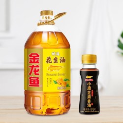 【省9926.1元】金龙鱼食用油_金龙鱼 优选花生油5l食用油炒菜物理压榨