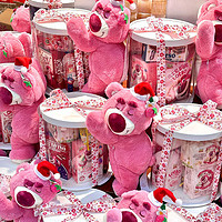 草莓熊 礼盒迪士尼糖果零食饼干大礼包生日礼物情人节礼物六一儿童节礼品 迪士尼抱抱桶 500g