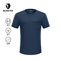 BLACKYAK 布来亚克（黑牦牛） 布来亚克男士圆领透气轻薄T恤户外运动速干舒适短袖上衣