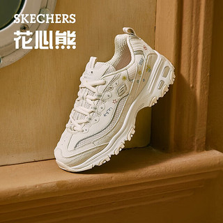 斯凯奇（Skechers）熊猫鞋女士休闲鞋厚底增高老爹鞋运动896155/11977 896155-乳白色/OFWT 35