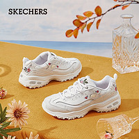 斯凯奇（Skechers）熊猫鞋女士休闲鞋厚底增高老爹鞋运动896155/11977 11977-白色/WHT 35.5