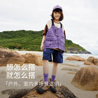 小虎宝儿女童短袖T恤2024夏儿童上衣薄款中大童宽松外穿 燕麦色【抑菌面料】 110