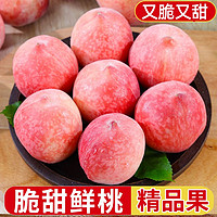 百亿补贴：万荣苹果 水蜜桃4.5斤现摘毛桃