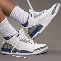 NIKE 耐克 Air Jordan 3 AJ3男女低帮休闲鞋