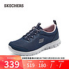 SKECHERS 斯凯奇 女士一脚蹬运动休闲鞋104510 海军蓝色/NVY 38.5