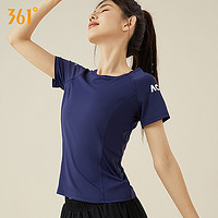 88VIP：361° 361运动上衣女秋冬短袖T恤户外跑步瑜伽服健身衣
