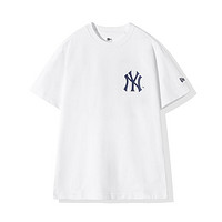 NEW ERA 纽亦华 春季新款MLB短袖T恤男女情侣款NY/LA宽松时尚圆领t恤潮