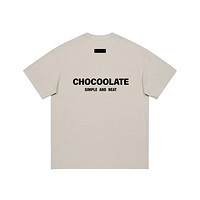I.T it :CHOCOOLATE男装2024夏季休闲百搭宽松圆领短袖男式印花T恤