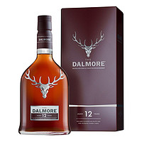 THE DALMORE 大摩 达尔摩 12年 单一麦芽 苏格兰威士忌 40%vol 700ml