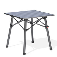 V-CAMP 威野营 折叠桌户外铝桌 便携式书桌旅游家用铝合金桌电脑桌夜市出摊桌 灰色