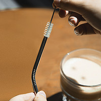 axsio不锈钢吸管环保家用咖啡冷饮品水杯吸管套装食品级非一次性