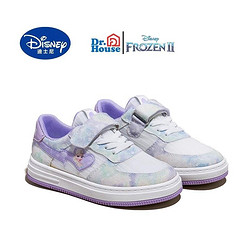 Disney 迪士尼 儿童鞋女童板鞋夏季轻便女孩公主单网面休闲运动鞋低帮舒适