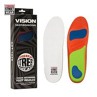 Vision Street Wear 专业PORON加厚滑板鞋垫缓震高弹透气运动鞋垫 鞋垫 S